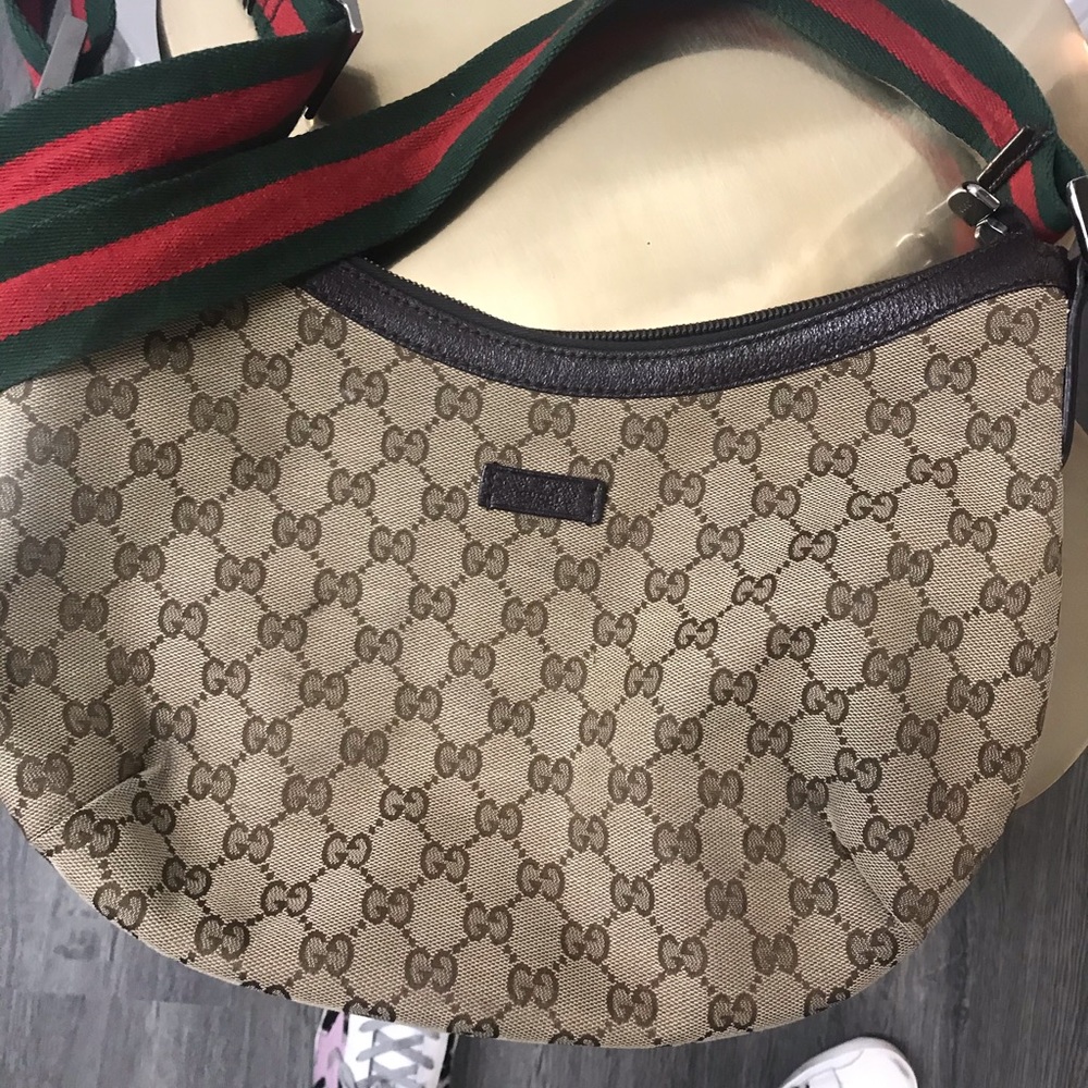 Gucci Monogram Hobo Bag